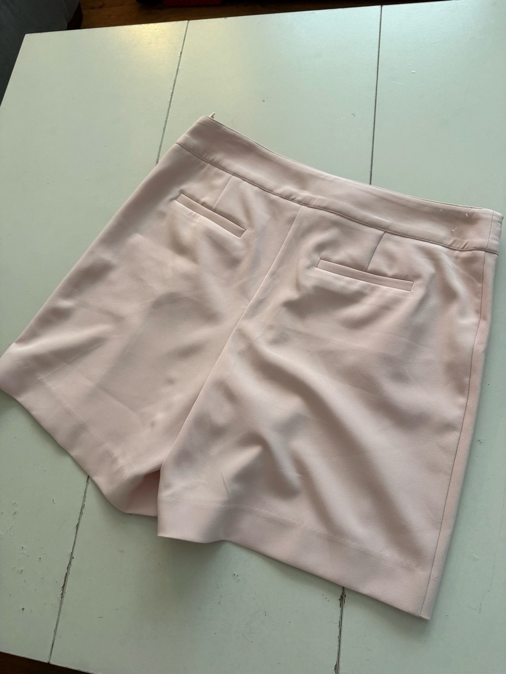 Melanie Lyne High Waist Pink Button-Front Women’s Shorts - Picture 6 of 6
